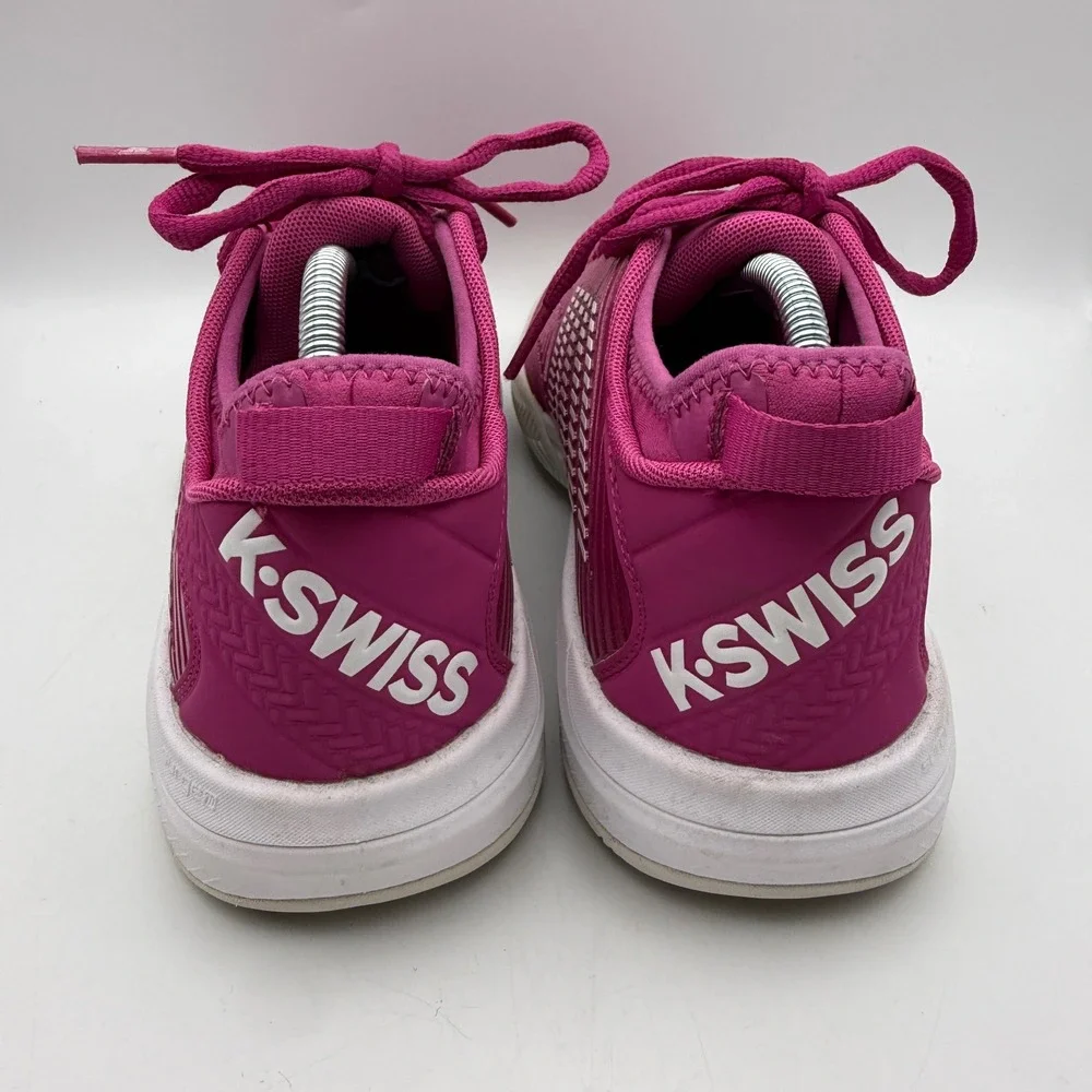 K-Swiss Hypercourt Supreme Tennis Shoes Womens 10 Magenta Pink 96615-666-M LOW